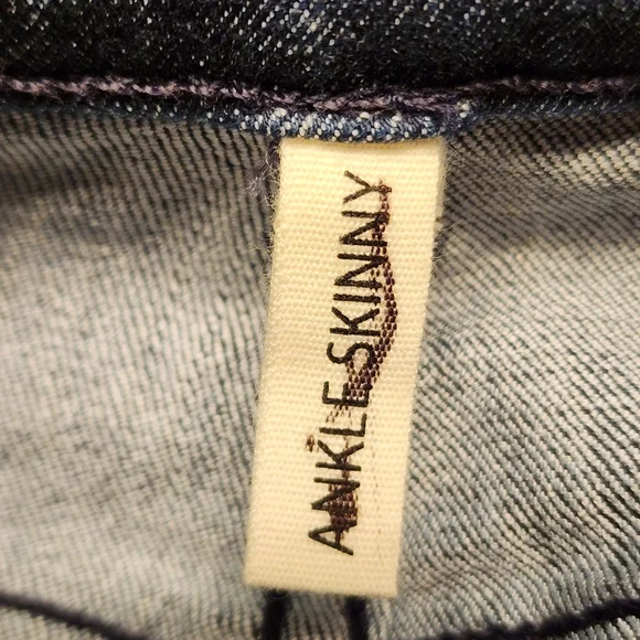 Rag & Bone Ankle Skinny Jeans In Tonal River Size 27 - Picture 13 of 15